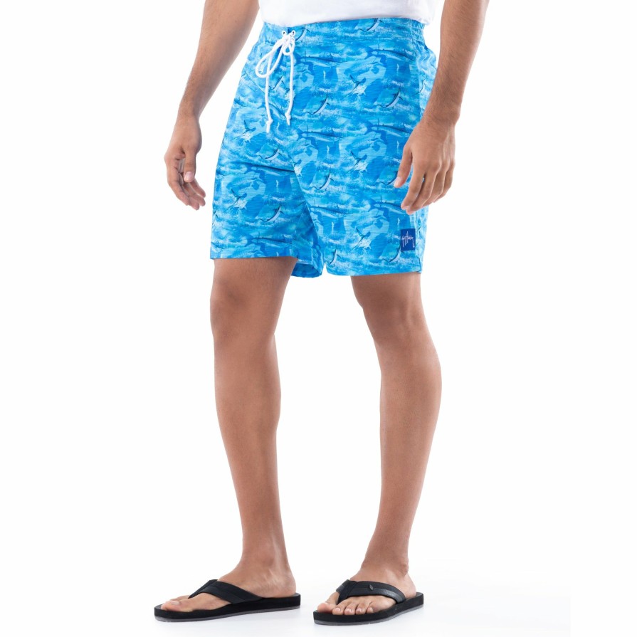 Mens Intradeco Swim Trunks | Men'S Camo Original 7" Volley Swim Trunk