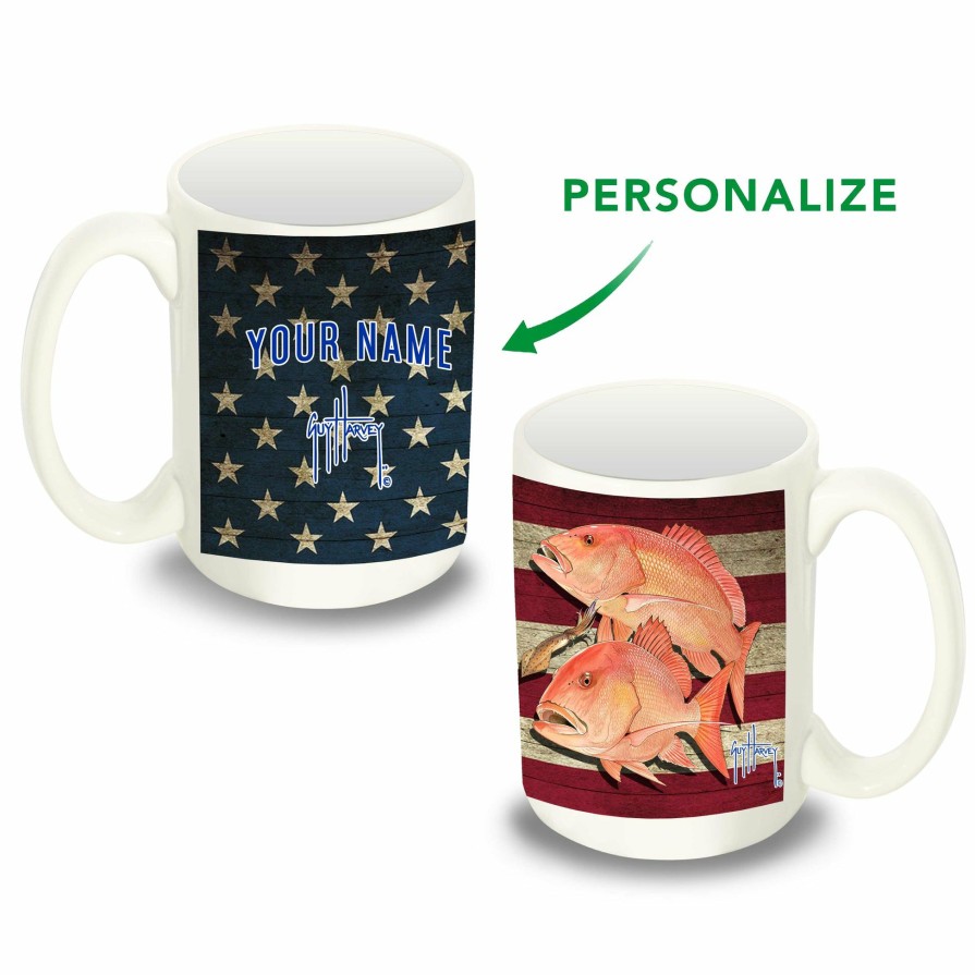 Home & Gifts Intradeco Drinkware | Custom Americana Snapper Coffee Mug