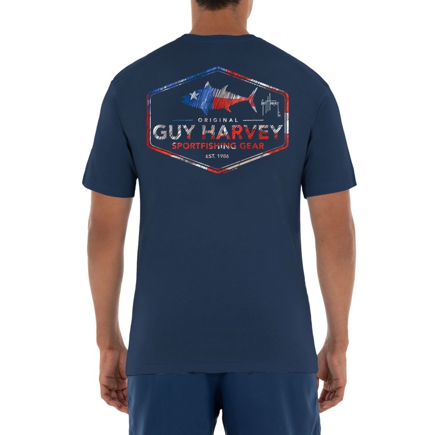 Mens Intradeco T-Shirts & Tank Tops | Men'S Sportfishing Usa Short Sleeve T-Shirt