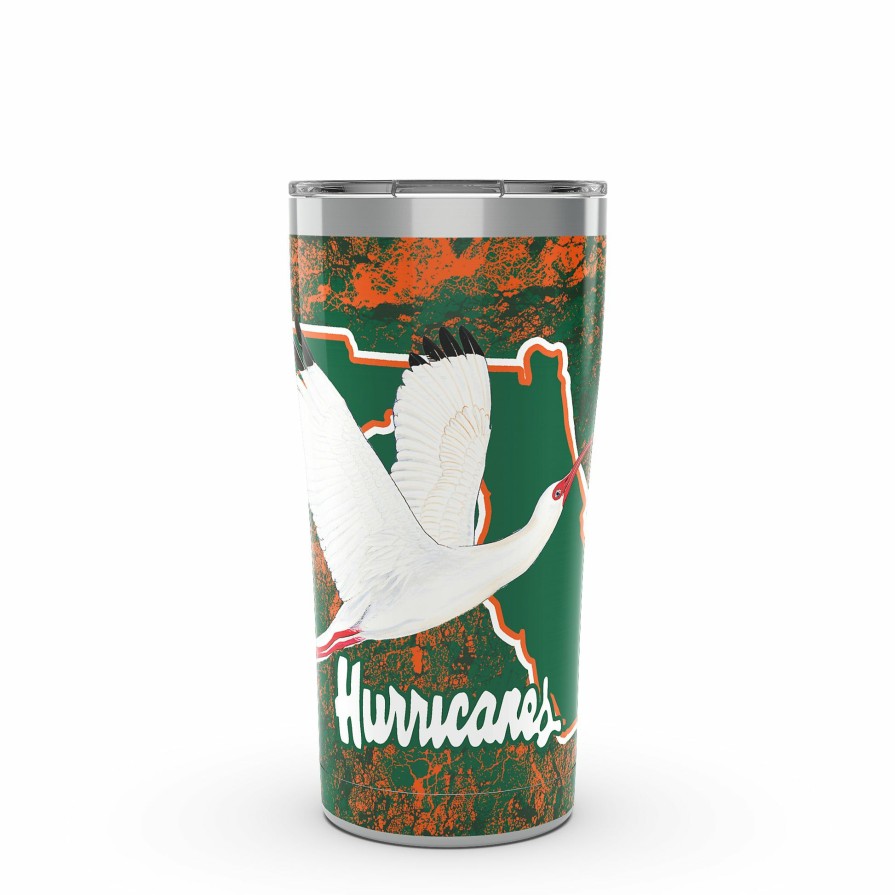 Home & Gifts Intradeco Drinkware | 20Oz Stainless Steel Tervis University Of Miami