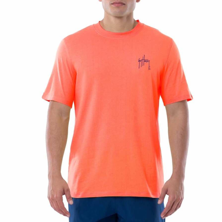 Mens Intradeco T-Shirts & Tank Tops | Men'S Mahi Splash Short Sleeve T-Shirt