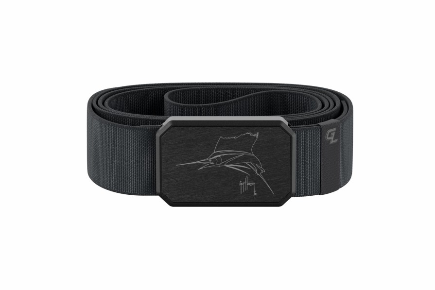 Mens Intradeco Belts & Keychains | Sailfish Gun Metal Deep Stone Belt By Groove Life