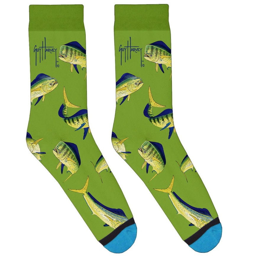 Mens Intradeco Socks | Green Mahi Socks