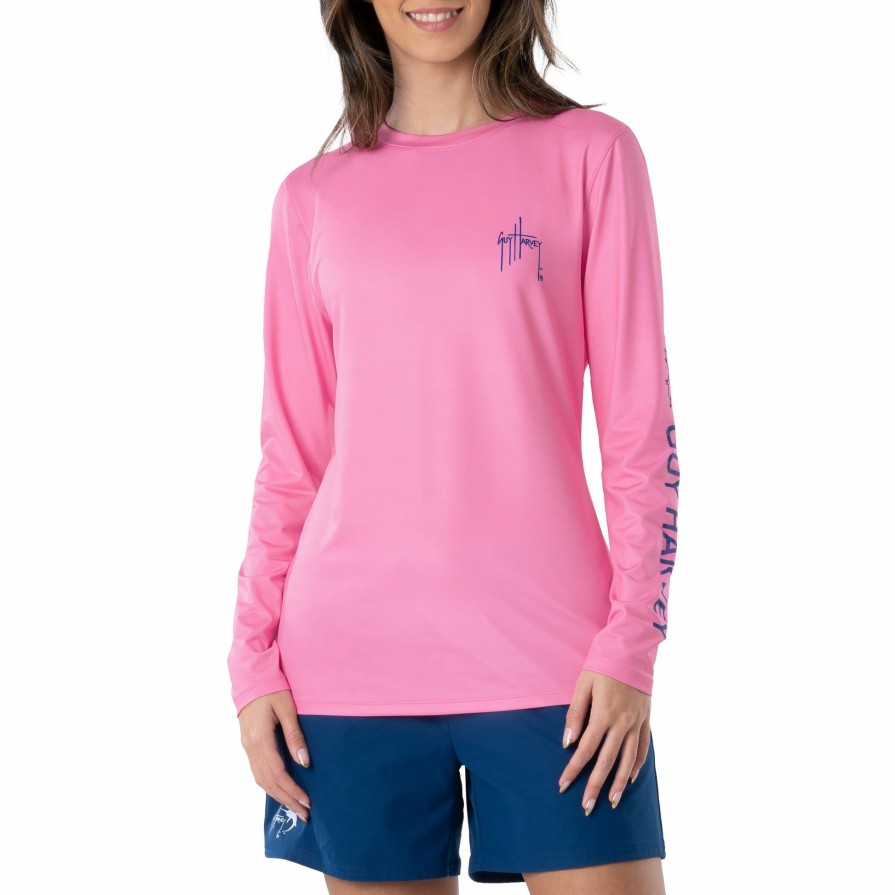 Womens Intradeco Performance Shirts & Hoodies | Ladies Mahi Mahi Long Sleeve Sun Protection Shirt