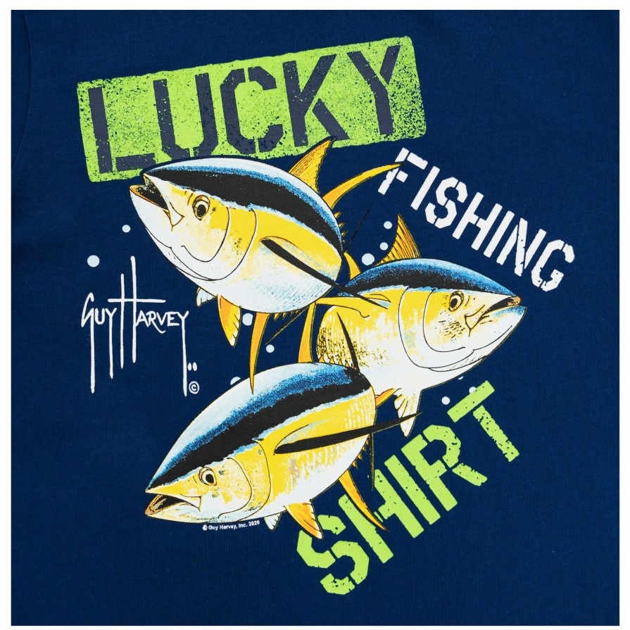 Kids Intradeco | Kids Lucky Fishing Short Sleeve T-Shirt