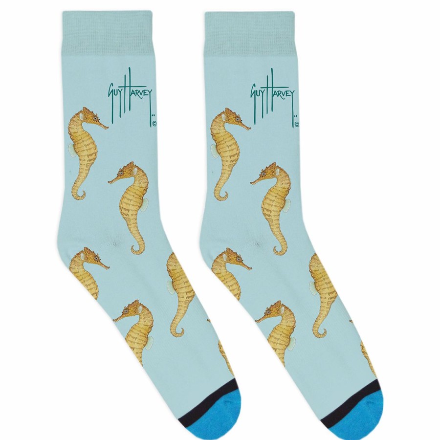 Mens Intradeco Socks | Blue Seahorse Socks