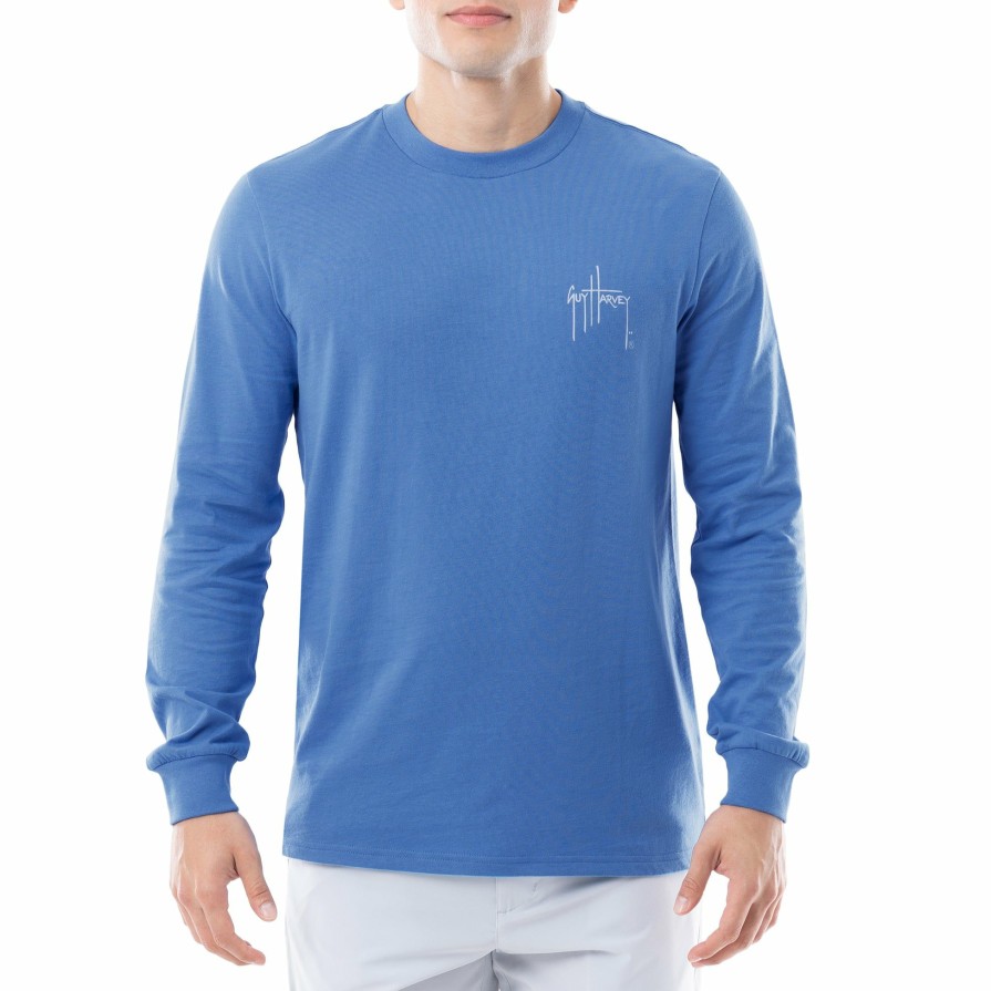 Mens Intradeco T-Shirts & Tank Tops | Men'S Yellowtail Snap Long Sleeve T-Shirt