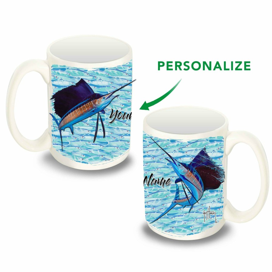 Home & Gifts Intradeco Drinkware | Custom Double Sail Bait Wall Coffee Mug