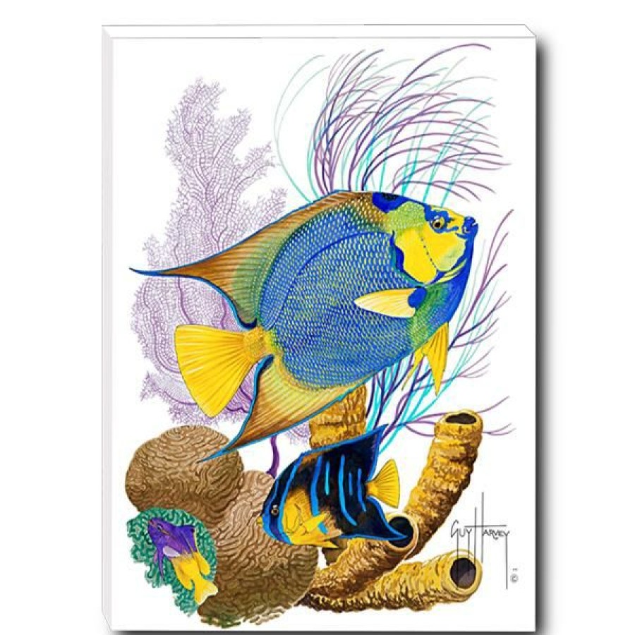 Artwork Intradeco | Angelfish Duet Small Canvas Art