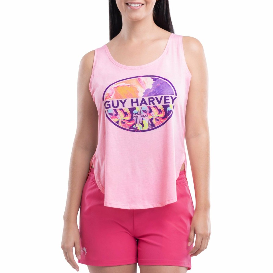 Womens Intradeco T-Shirts & Tank Tops | Ladies Tropical Tank Top