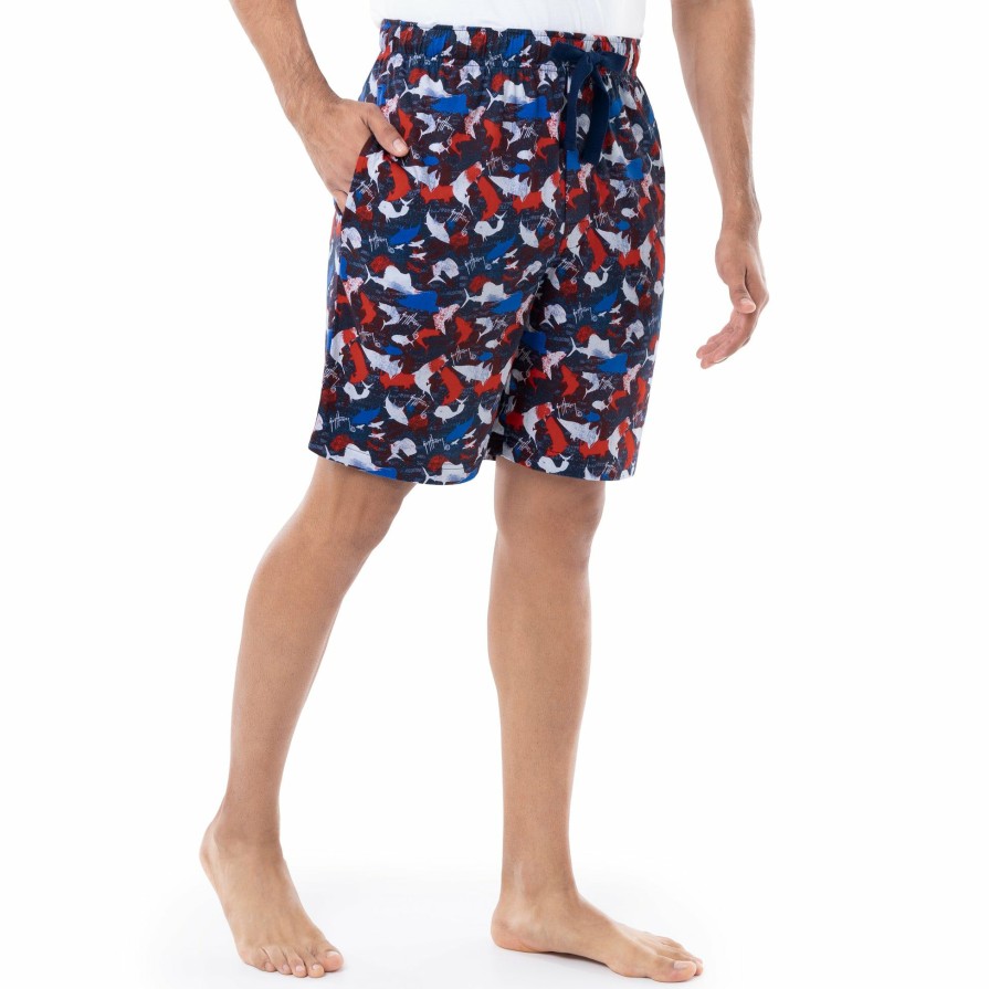 Mens Intradeco Sleepwear | Men'S Americamo Knit Sleep Short