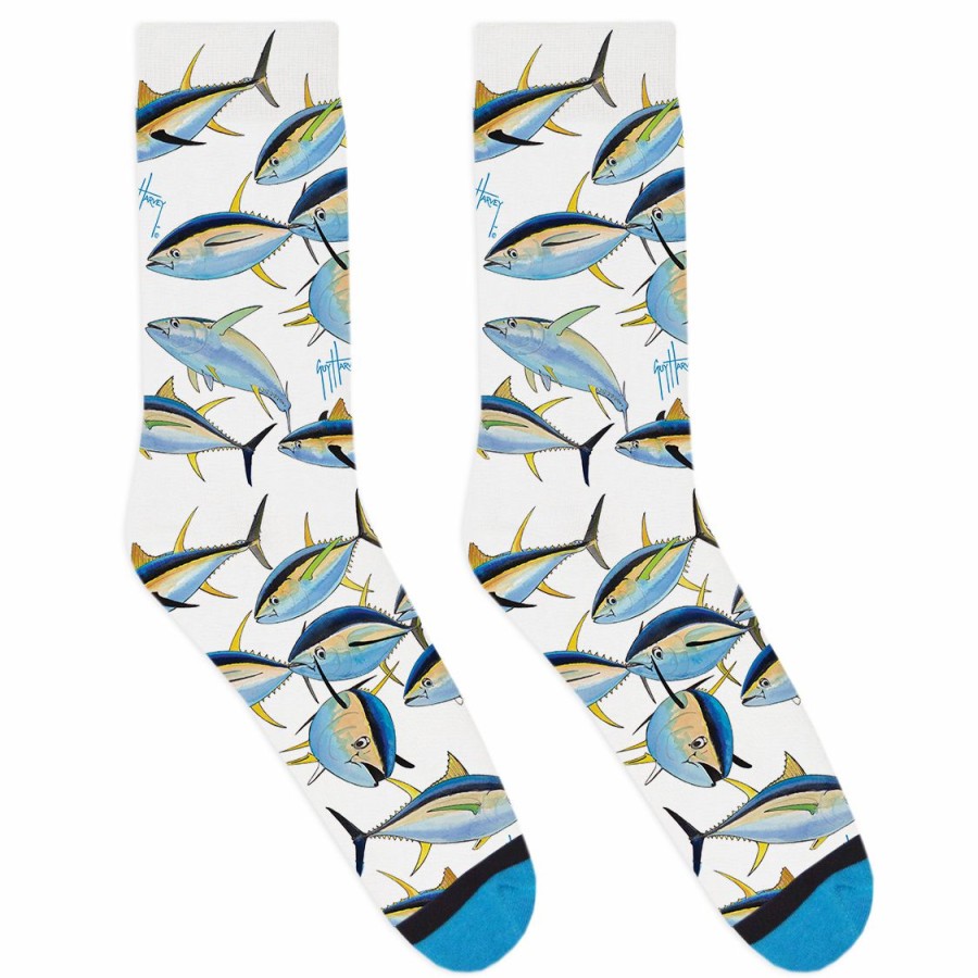 Mens Intradeco Socks | Guy Harvey Tuna Tango Socks