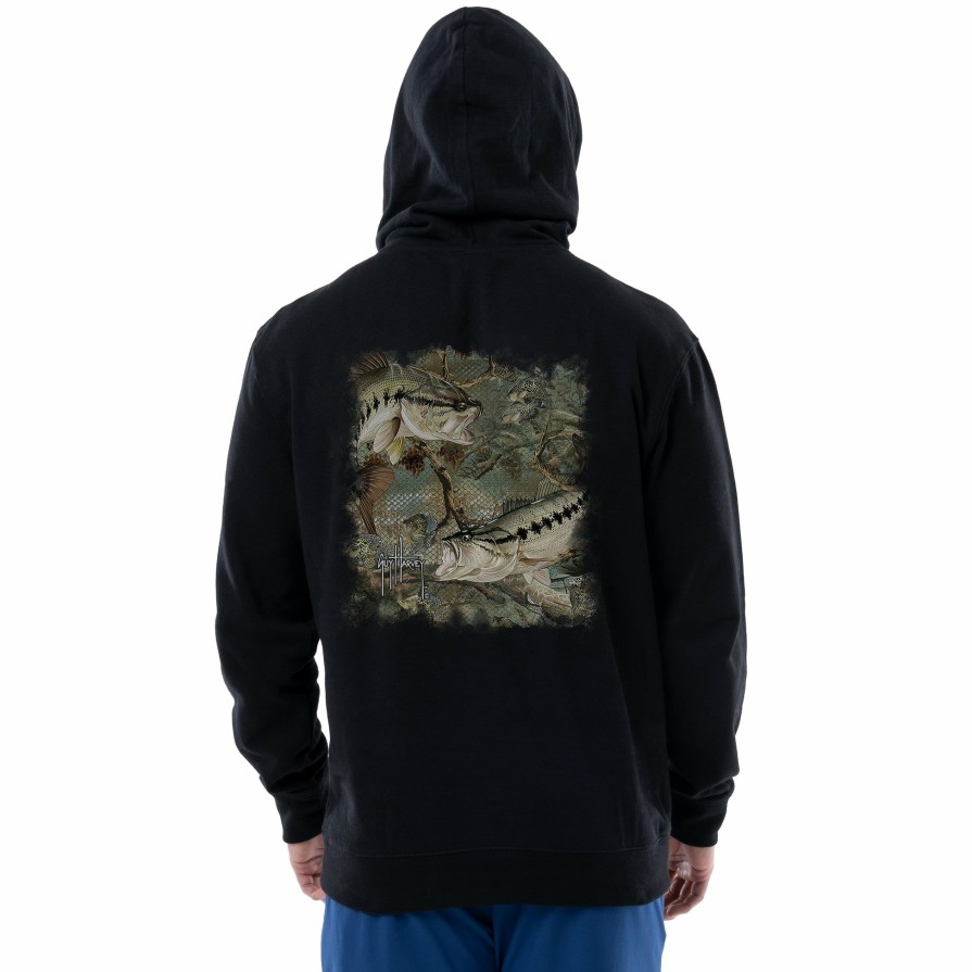 Mens Intradeco Performance Shirts & Hoodies | Men'S Camo Bass Fleece Hoodie