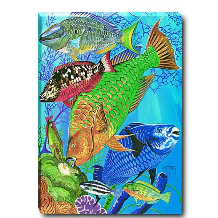 Artwork Intradeco | Parrot Reef Small Canvas Art