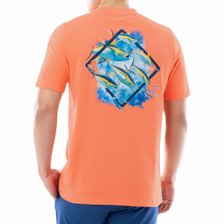 Mens Intradeco T-Shirts & Tank Tops | Men'S Tuna Diamond Short Sleeve T-Shirt