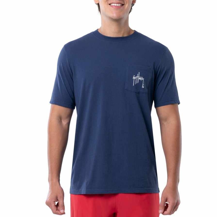 Mens Intradeco T-Shirts & Tank Tops | Men'S Blues Choice Short Sleeve Pocket T-Shirt