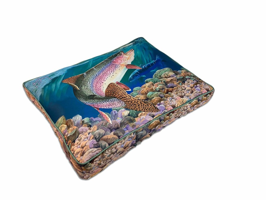 Home & Gifts Intradeco Dog Accessories | Trout Guy Harvey Pet Bed