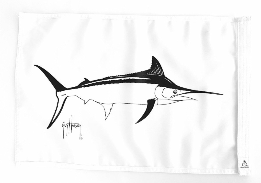 Home & Gifts Intradeco Release Flags | Black Marlin Flag