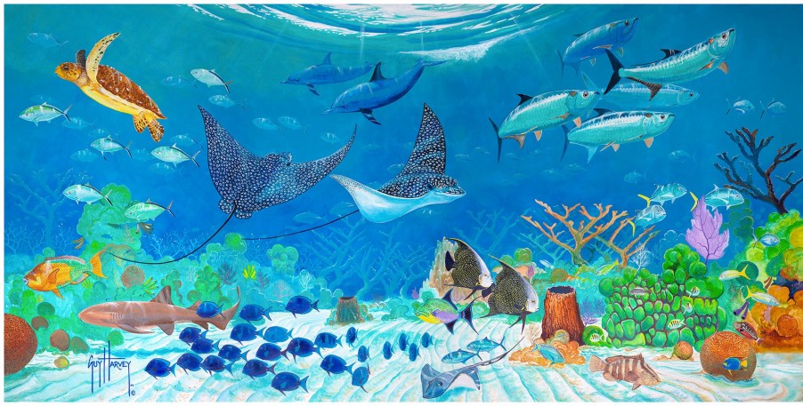 Artwork Intradeco | Living Reef Aluminum Art