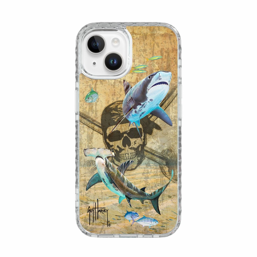 Home & Gifts Intradeco Phone Accessories | Iphone 15 Models - Magnitude Pirates And Sharks Phone Case