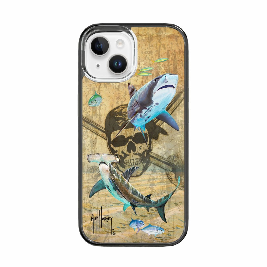 Home & Gifts Intradeco Phone Accessories | Iphone 15 Models - Magnitude Pirates And Sharks Phone Case