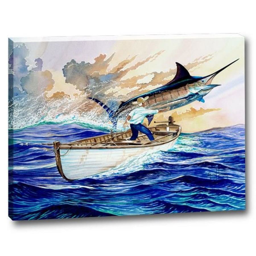 Artwork Intradeco | Old Man And The Sea Small Canvas Art