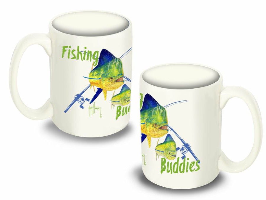 Home & Gifts Intradeco Drinkware | Fishing Buddies Coffee Mug