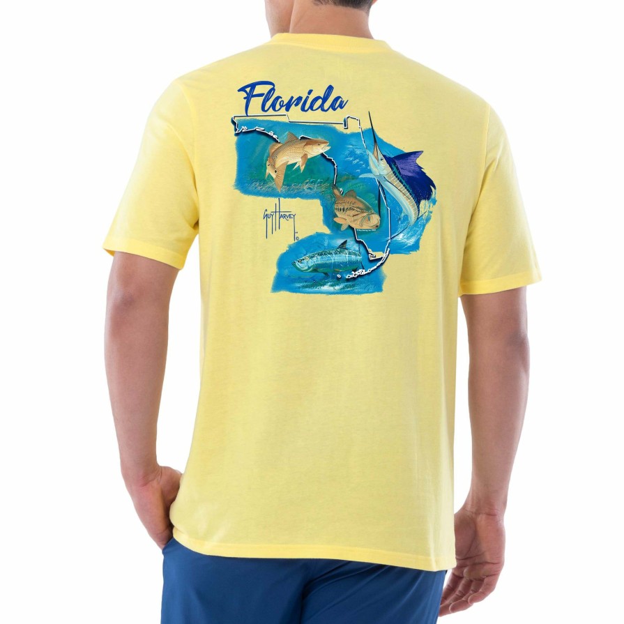 Mens Intradeco T-Shirts & Tank Tops | Men'S Fl Weekly Short Sleeve Pocket T-Shirt