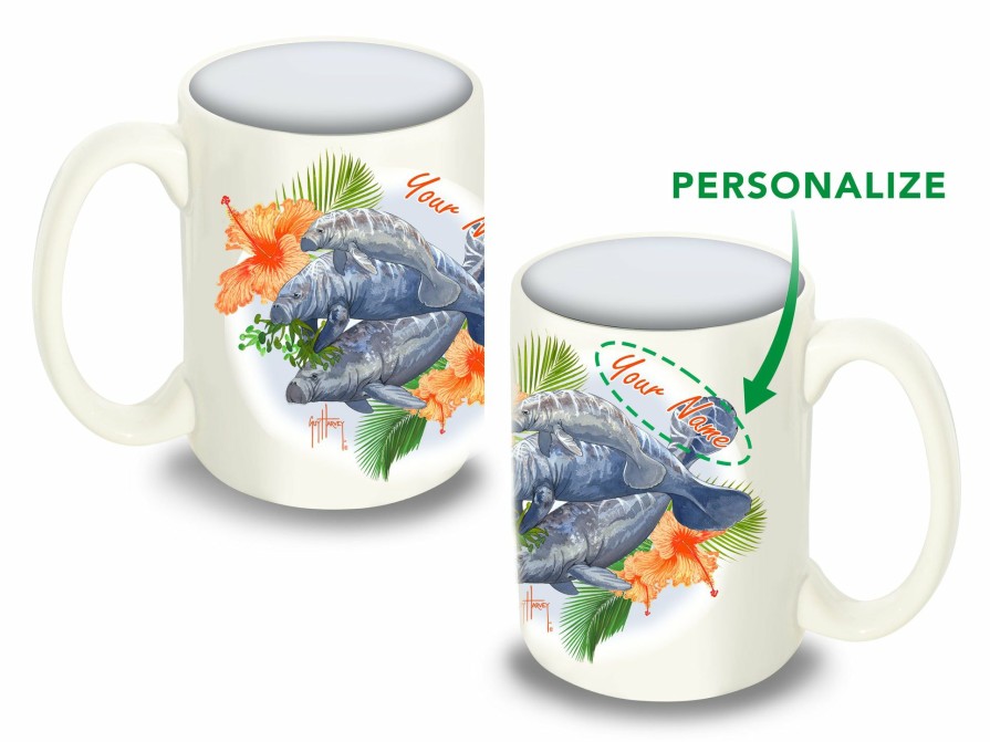 Home & Gifts Intradeco Drinkware | Custom Manatee Family Coffee Mug