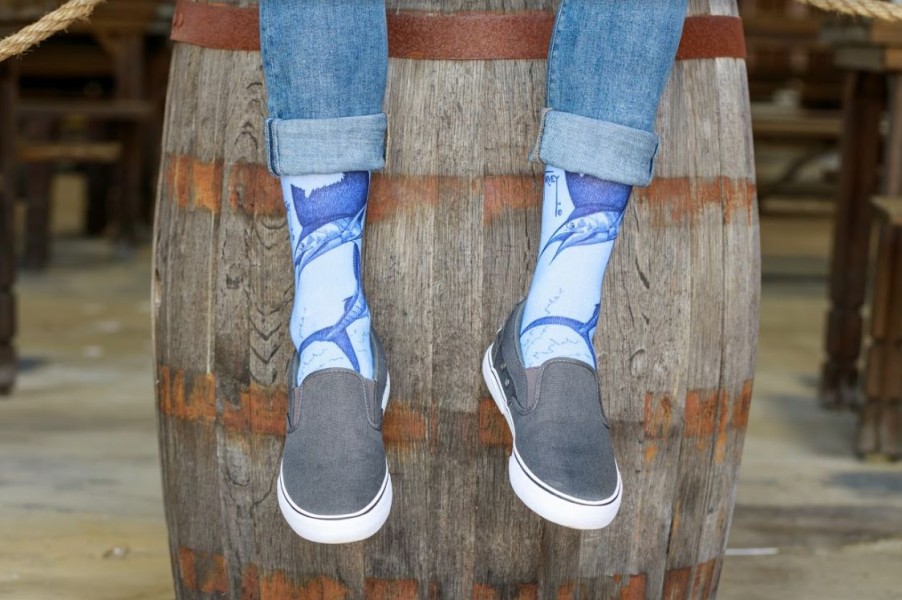 Mens Intradeco Socks | Blue Sailfish Socks