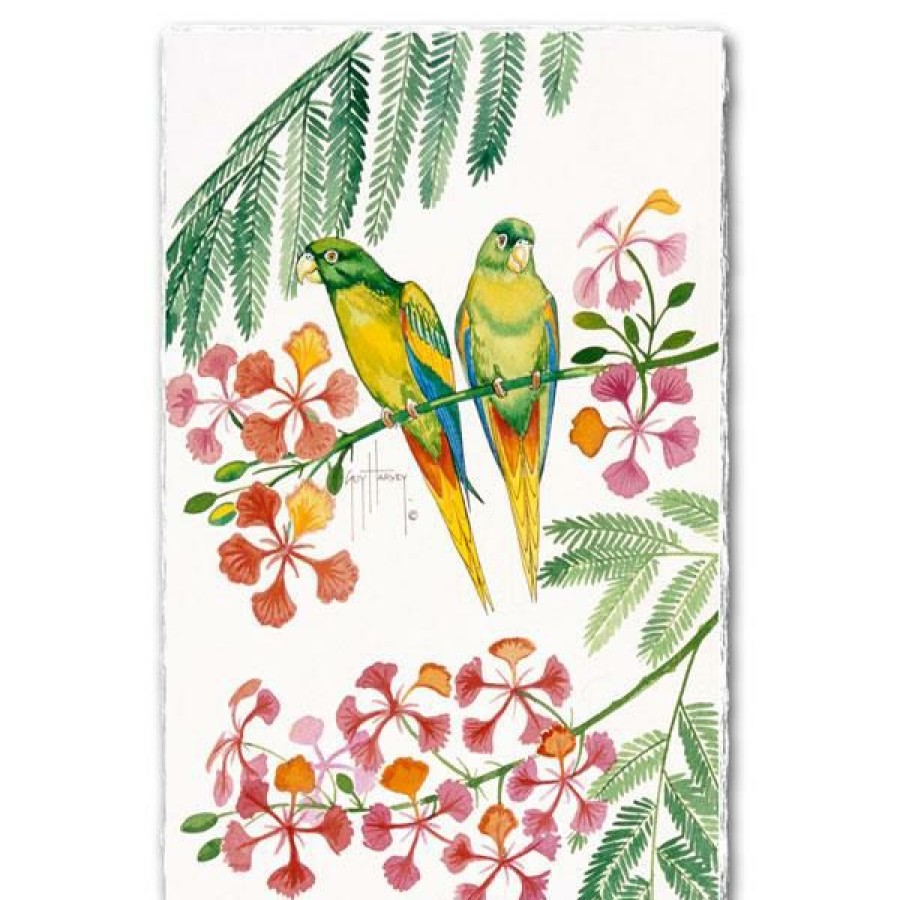 Artwork Intradeco | Parakeets & Poinciana