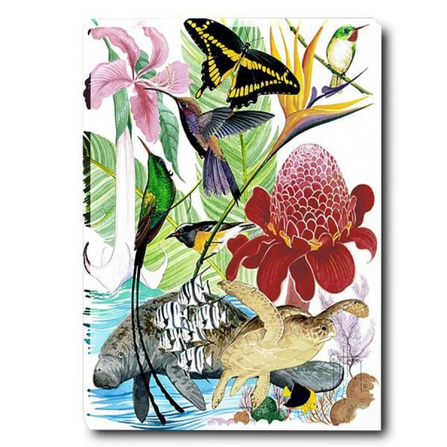 Artwork Intradeco | Island Wildlife Small Canvas Art