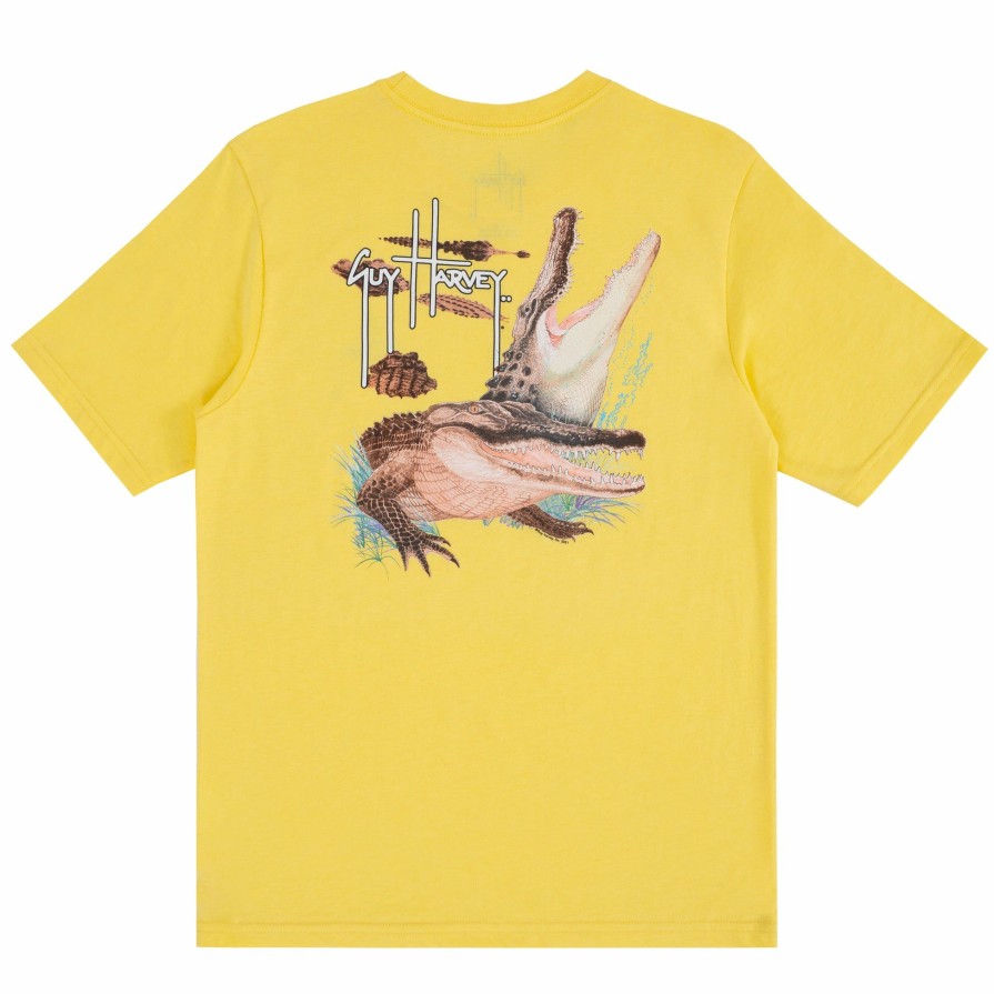 Kids Intradeco | Kids Swamp Critters Short Sleeve Cotton T-Shirt