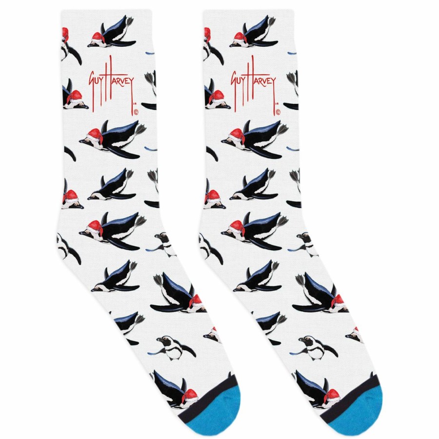 Mens Intradeco Socks | Holiday Penguins Socks