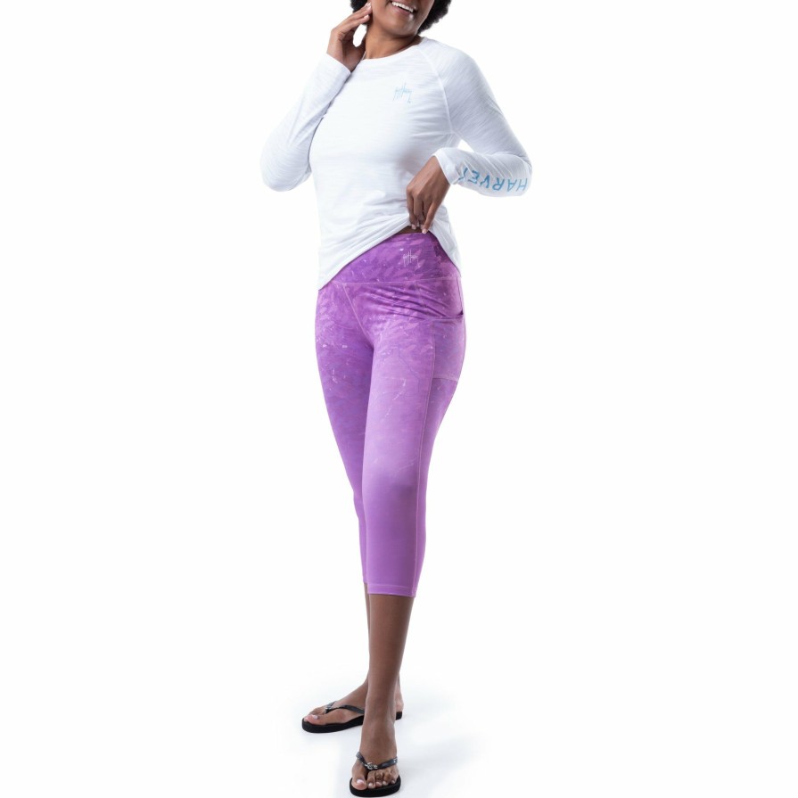 Womens Intradeco Leggings | Ladies Purple Radar Yoga Pants