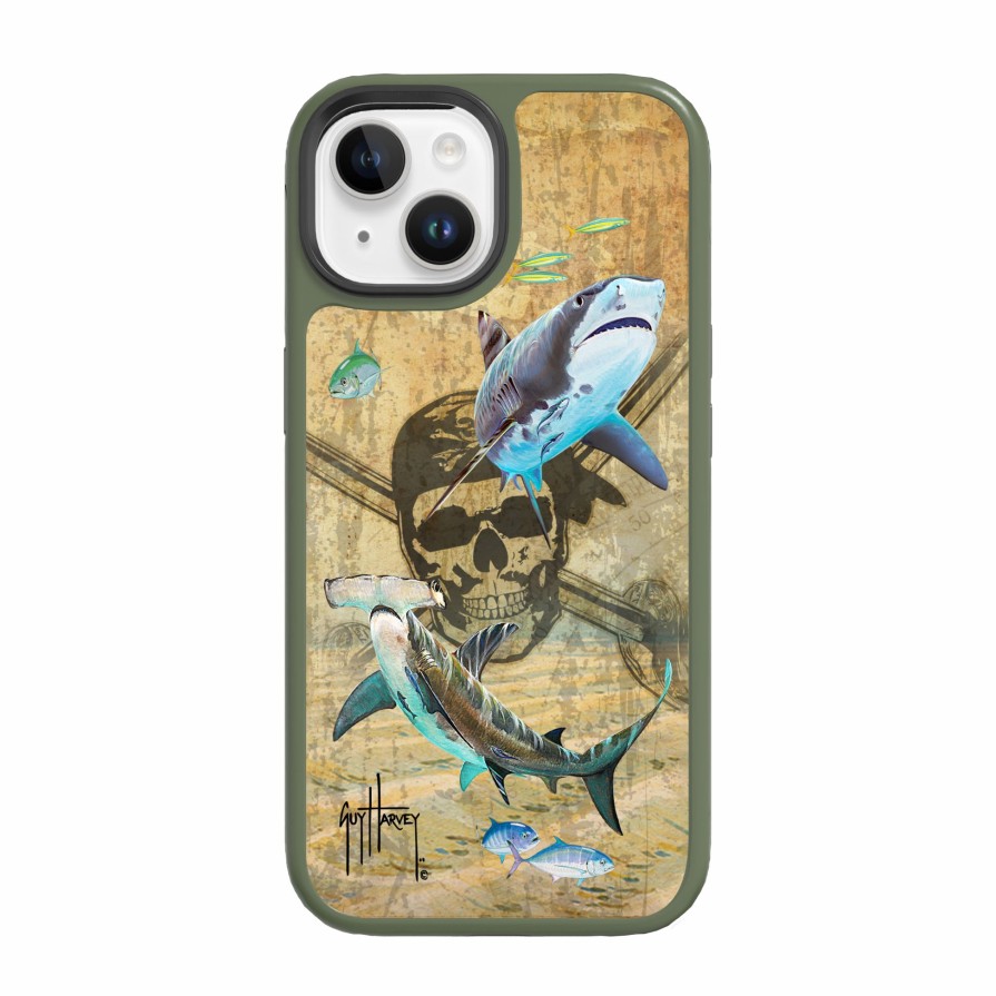 Home & Gifts Intradeco Phone Accessories | Iphone 15 Models - Fortitude Pirates And Sharks Phone Case