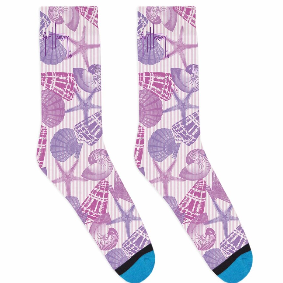 Mens Intradeco Socks | Guy Harvey Shells Socks