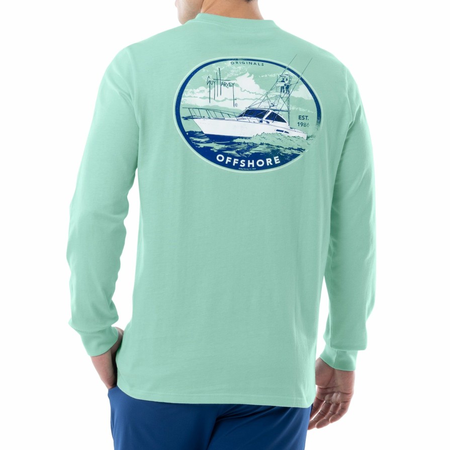 Mens Intradeco T-Shirts & Tank Tops | Men'S Offshore Core Long Sleeve T-Shirt