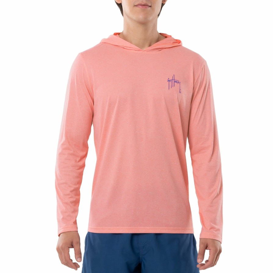 Mens Intradeco Performance Shirts & Hoodies | Men'S Sketchy Sail Long Sleeve Performance Hoodie