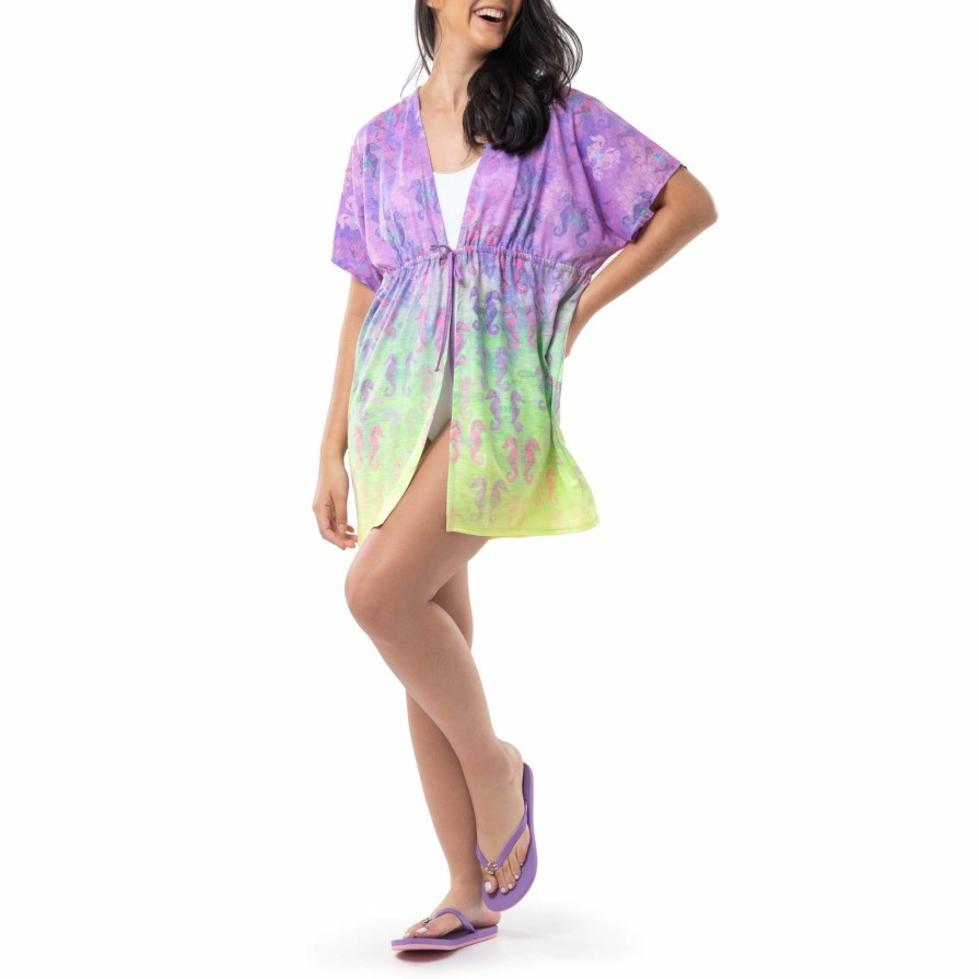 Womens Intradeco Dresses & Cover Ups | Ladies Sea Fan Kaftan Cover-Up