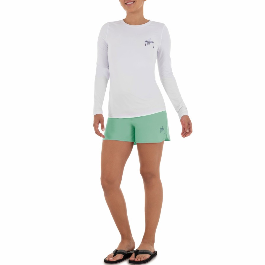 Womens Intradeco Shorts | Ladies Core Solid Green Performance Short