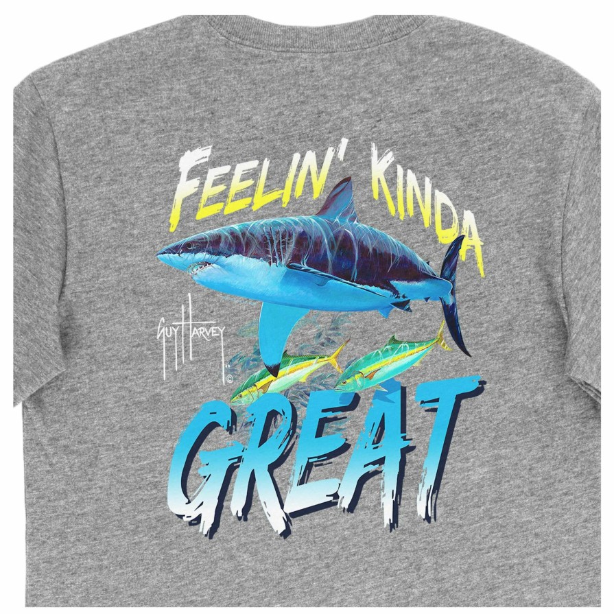 Kids Intradeco | Kids Feelin' Great Short Sleeve Grey T-Shirt