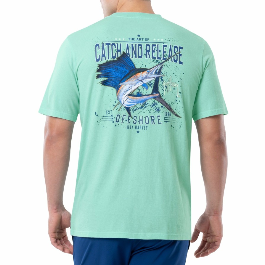 Mens Intradeco T-Shirts & Tank Tops | Men'S Catch & Release Short Sleeve Pocket T-Shirt