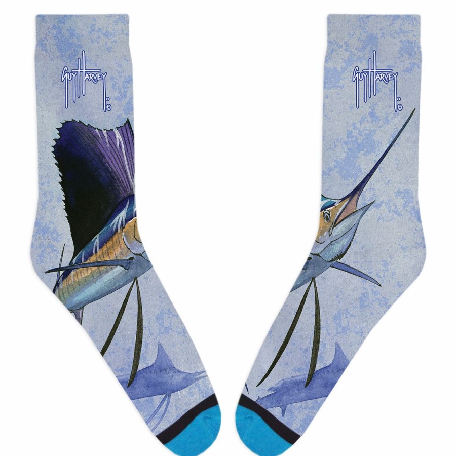 Mens Intradeco Socks | Guy Harvey Sailing Sail Socks