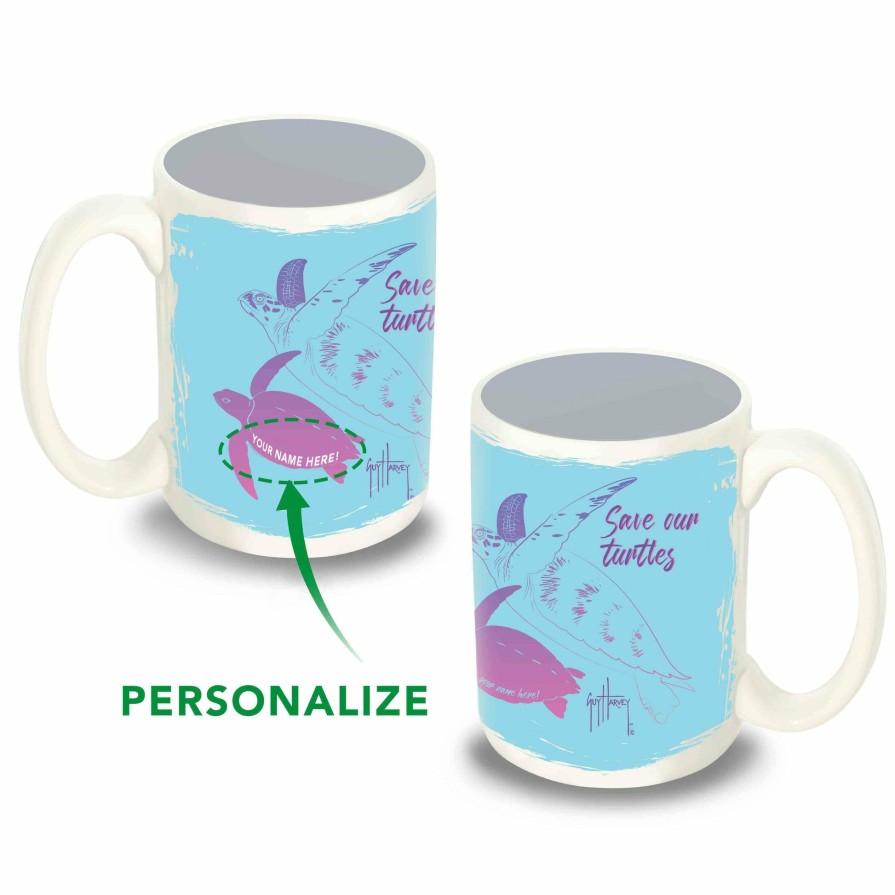 Home & Gifts Intradeco Drinkware | Custom Save Our Turtles Coffee Mug