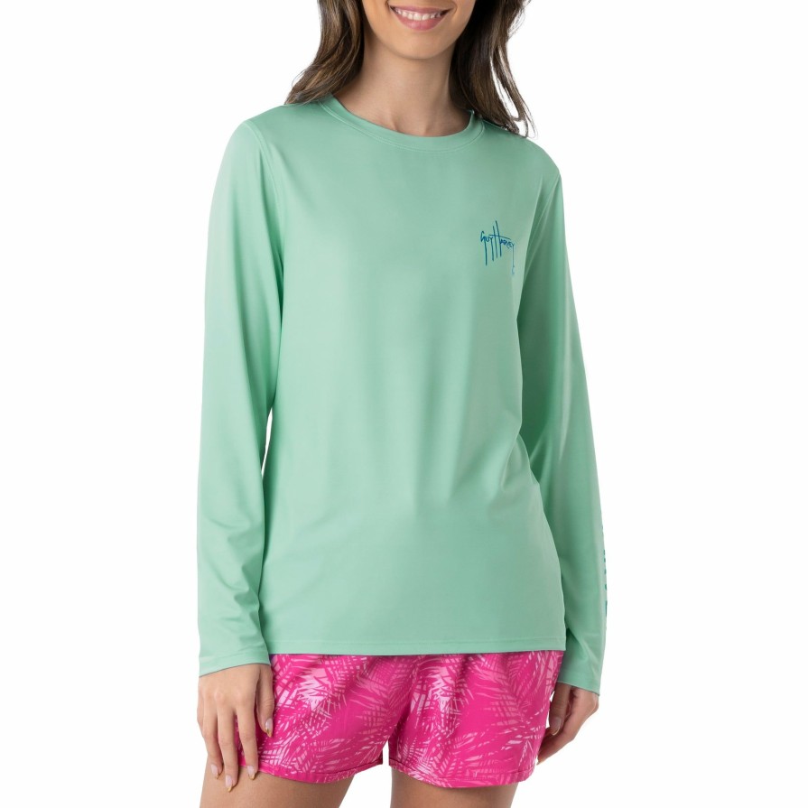 Womens Intradeco Performance Shirts & Hoodies | Ladies Marlin Long Sleeve Sun Protection Shirt