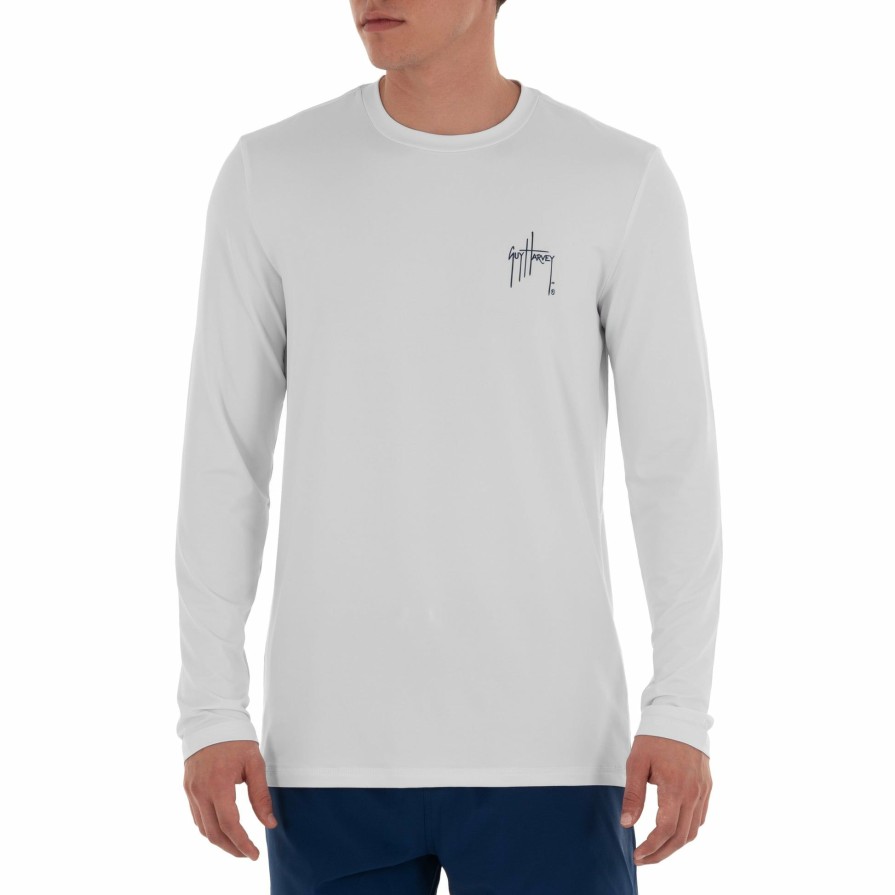 Mens Intradeco Performance Shirts & Hoodies | Men'S Scribble Marlin Performance Fishing Shirt