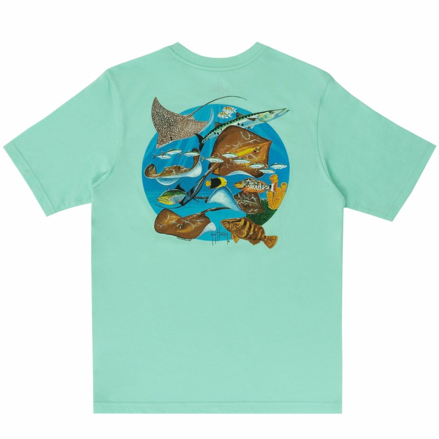 Kids Intradeco | Kids Stingray Short Sleeve Cotton T-Shirt