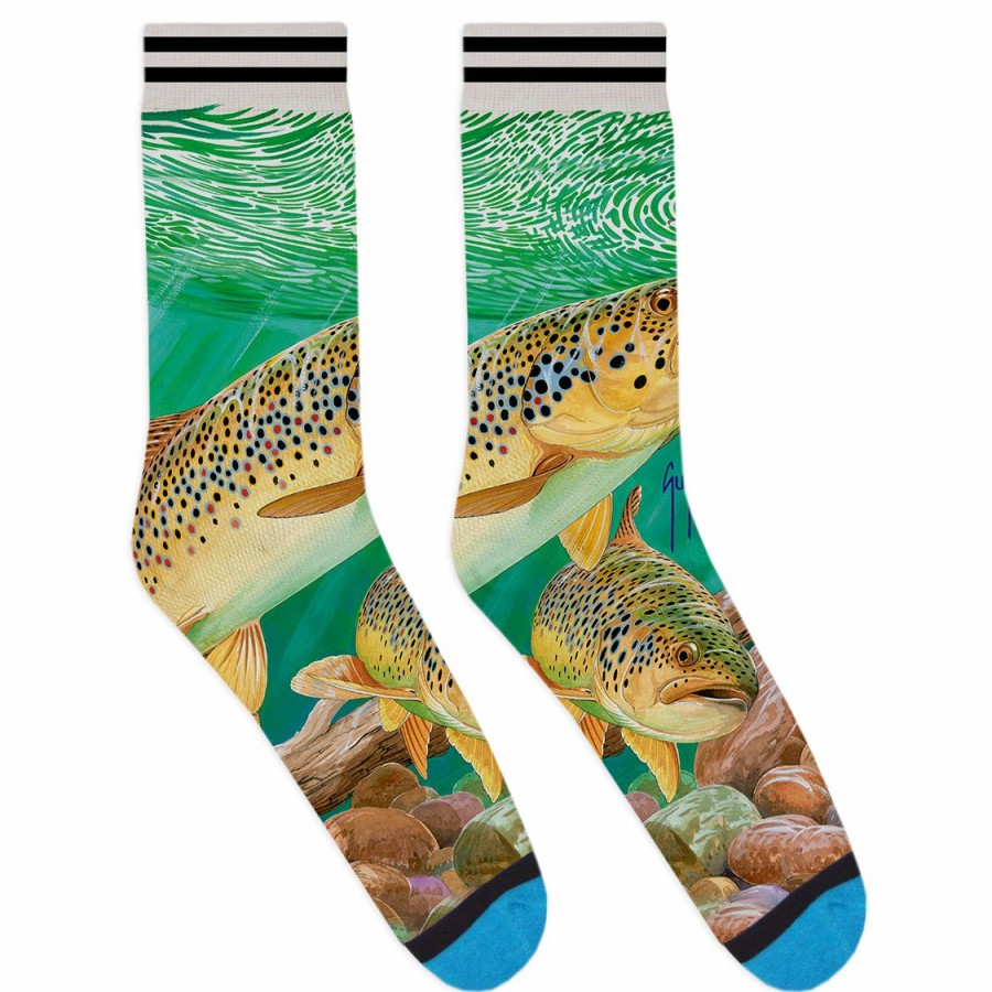 Mens Intradeco Socks | Green Trout Socks