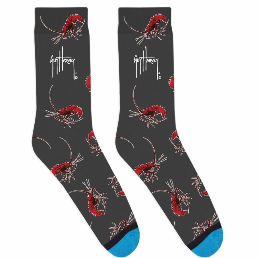 Mens Intradeco Socks | Spiny Lobster Grey Socks